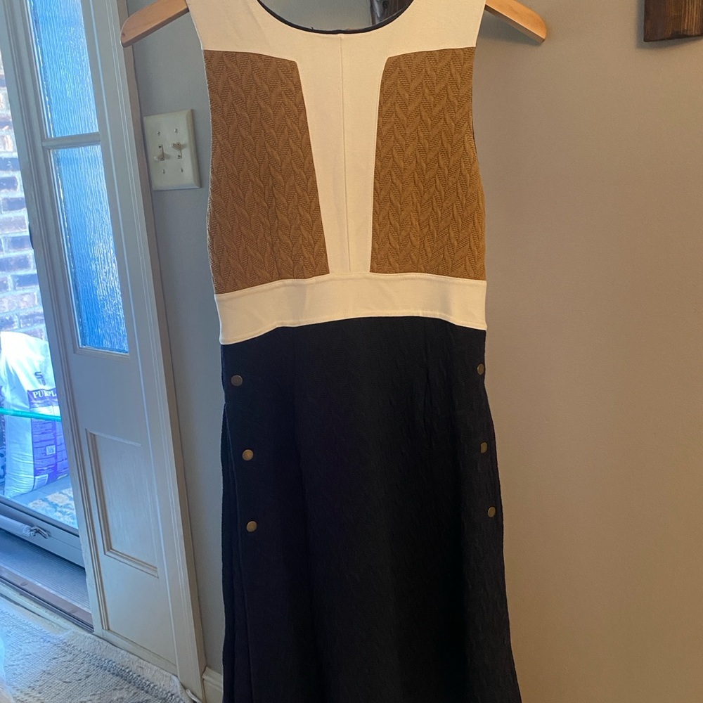 Anthropologie Chic Colorblock Dress